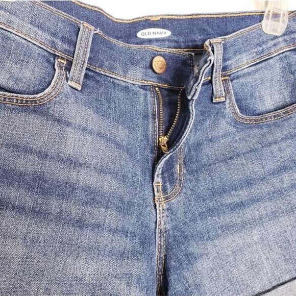 Old Navy High Waisted Rise Rolled Cuffed Hem Denim Jean Shorts Women's Size 2 - Picture 7 of 10